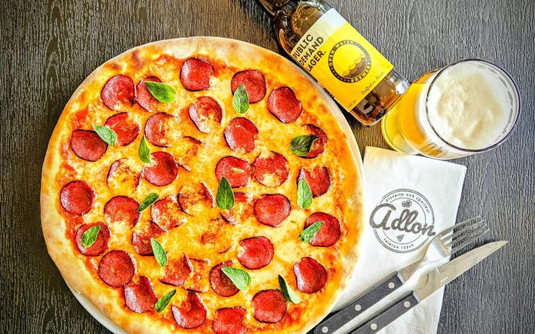 Åländsk salamipizza